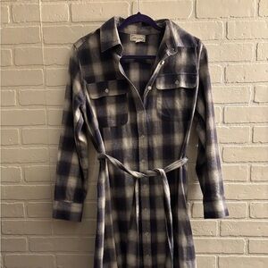 Plaid Shirt Dress